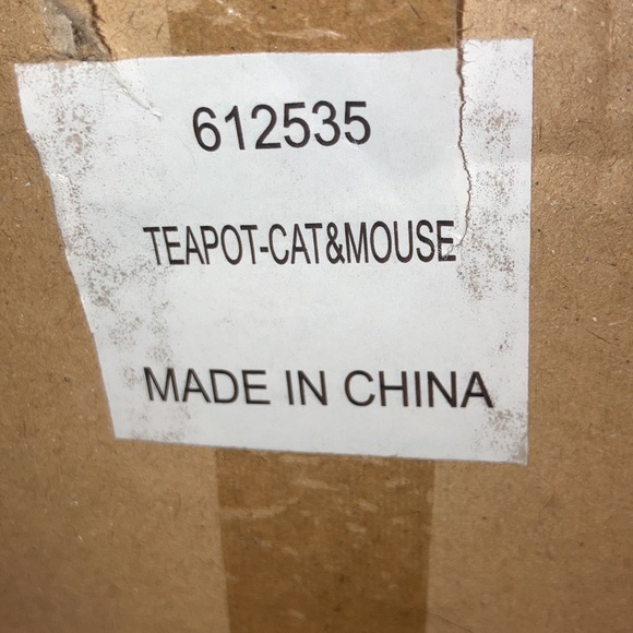 NIB Vintage cat & mouse tea pot - Picture 4 of 4